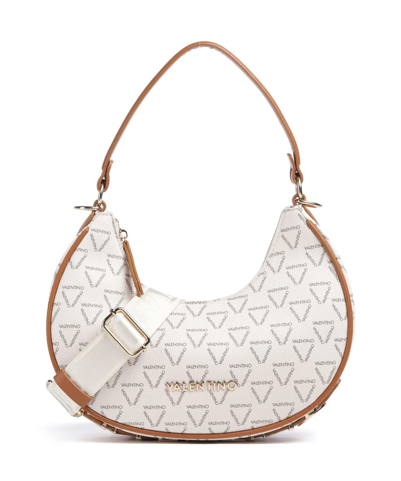 Valentino Bags Shelby Axelremsväska bianco/cuoio