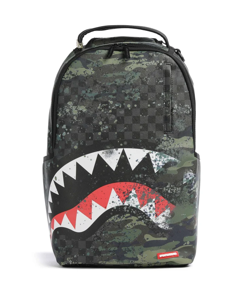 Sprayground Camo Splash Ryggsäck green