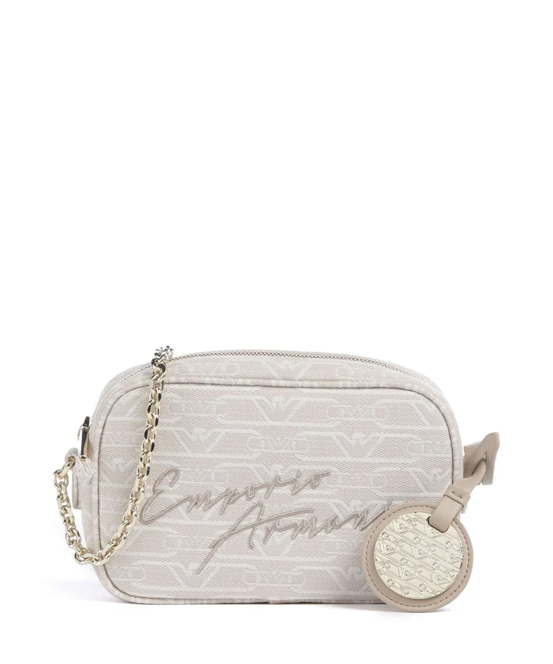 Emporio Armani Lilly Crossover väska natural/offwhite