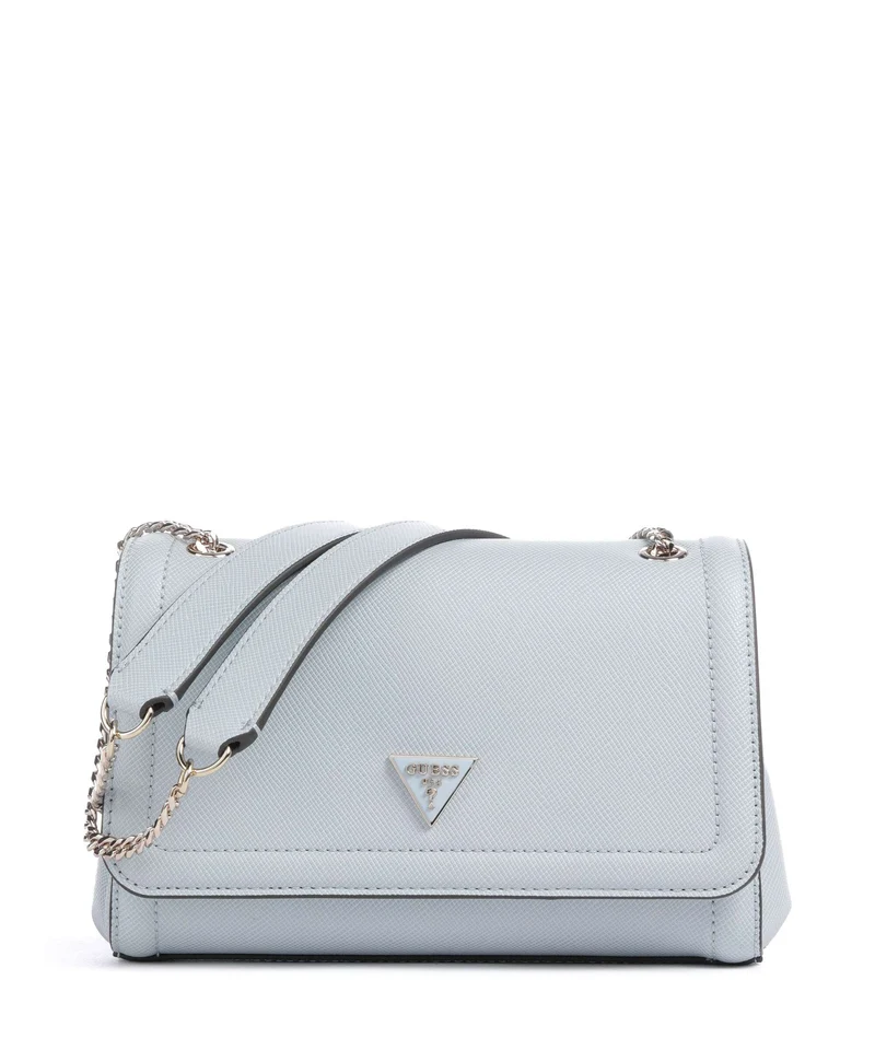 Guess Noelle II Axelremsväska misty blue