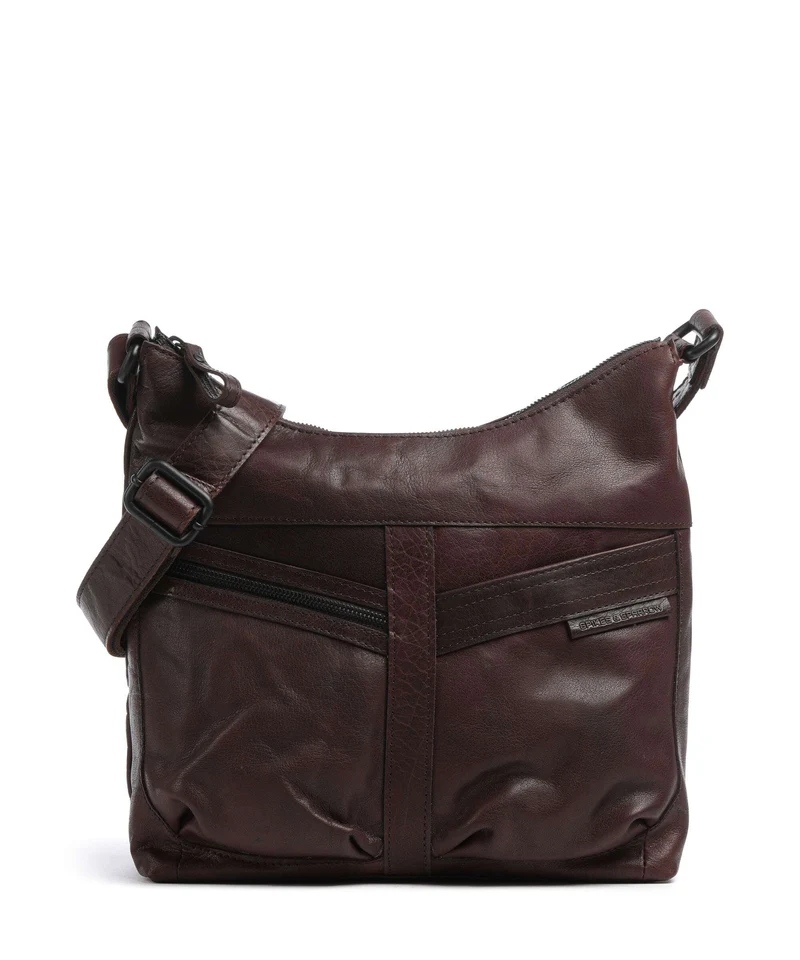 Spikes & Sparrow Bronco Morgane Crossover väska dark brown