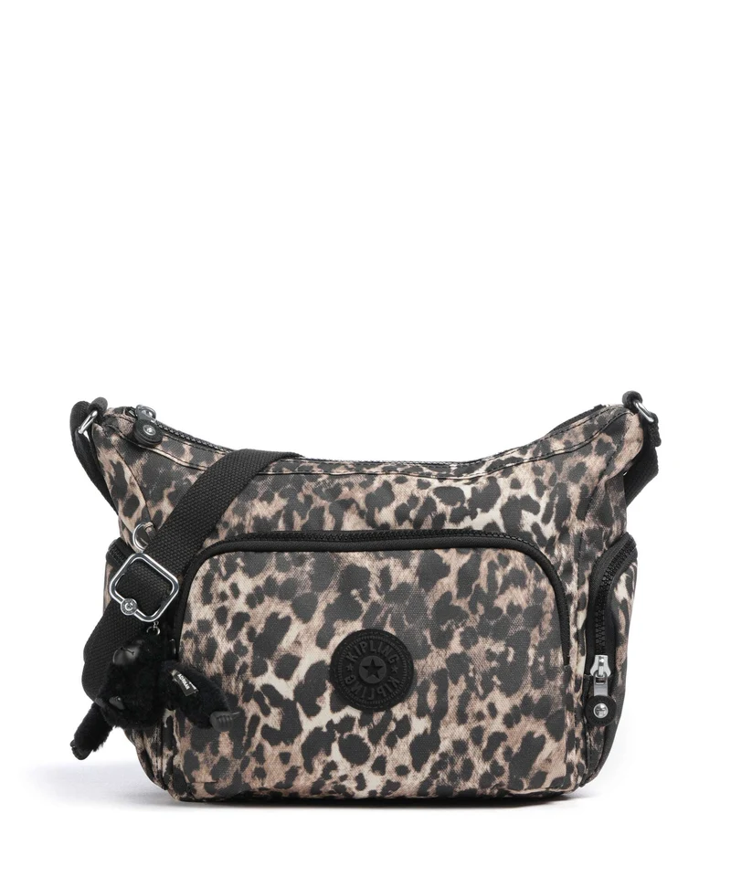 Kipling Basic Gabb S Crossover väska wild leopard