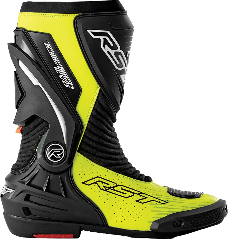 RST Unisex Sport Mc-Stövlar Tractech Evo D3O Svart /Flu