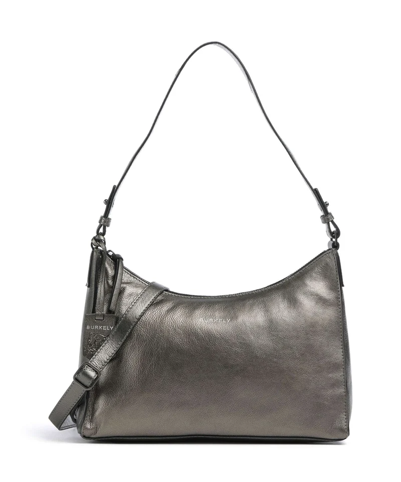 Burkely Creased Crystal Axelremsväska gunmetal