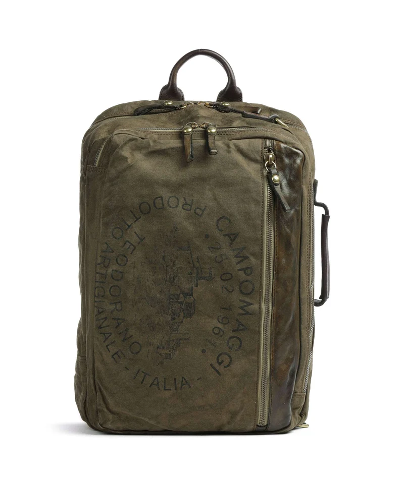 Campomaggi Ryggsäck verde militare/nera