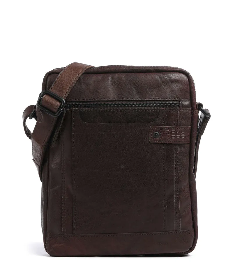 Spikes & Sparrow Bronco Jayed Crossover väska dark brown