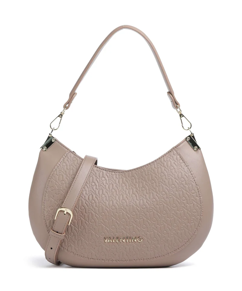 Valentino Bags Falak Re Axelremsväska taupe