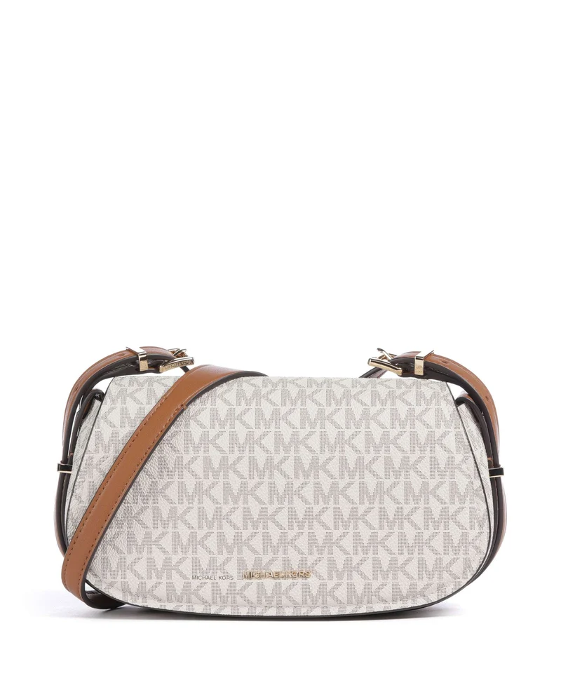 Michael Kors Lydia Small Crossover väska vanilla/acrn