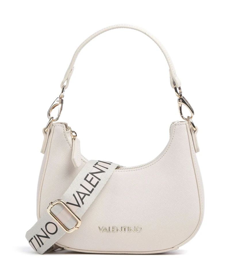 Valentino Bags Zero Re Axelremsväska ecru