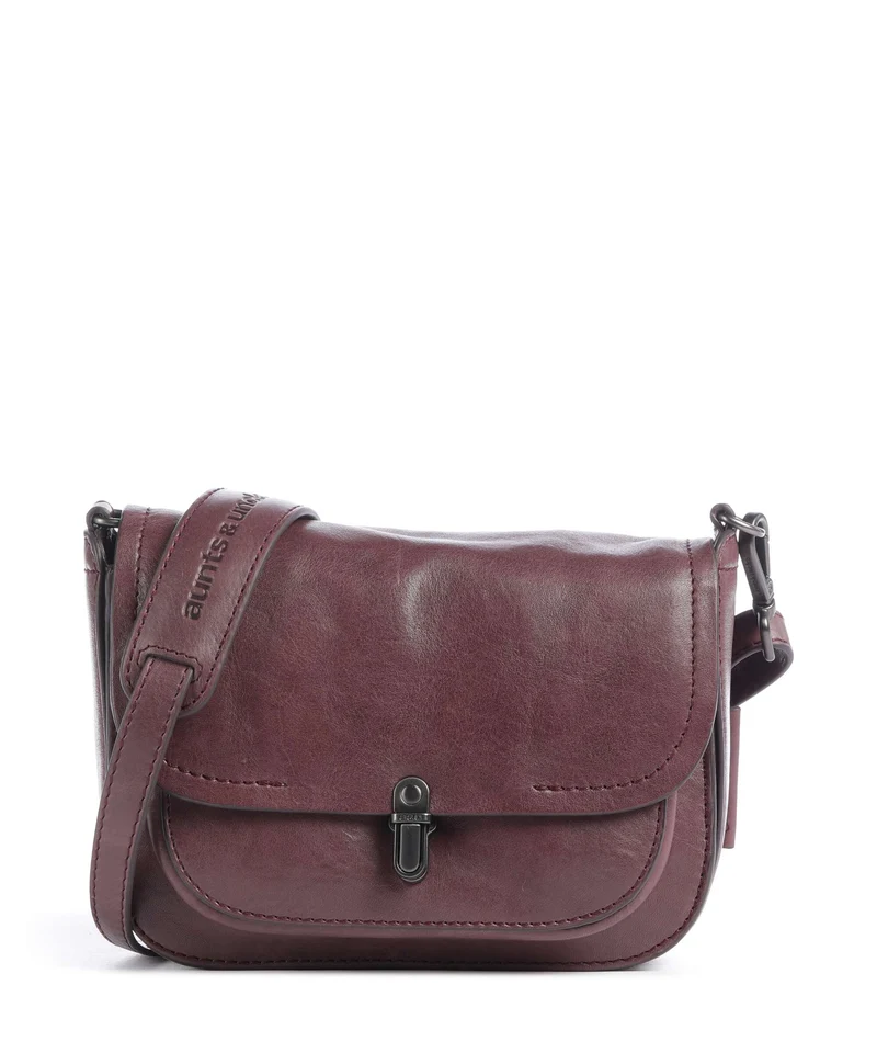Aunts & Uncles Grandma's Luxury Club Mrs. Waffle Crossover väska dark cherry