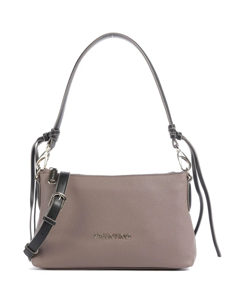 Valentino Bags Fiamma Re Axelremsväska taupe/nero