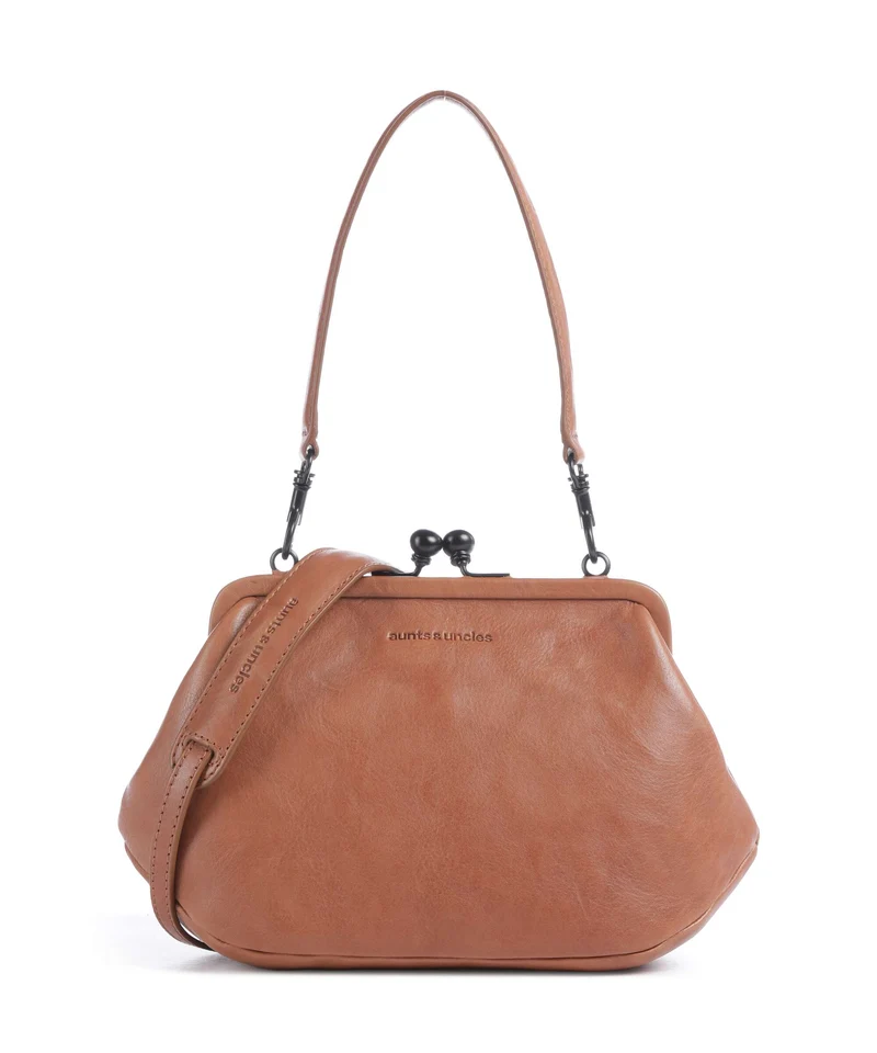 Aunts & Uncles Grandma's Luxury Club Mrs. Pizzelle Crossover väska caramel