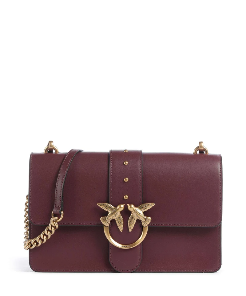 Pinko Love One Classic Crossover väska ribes intenso/antique gold
