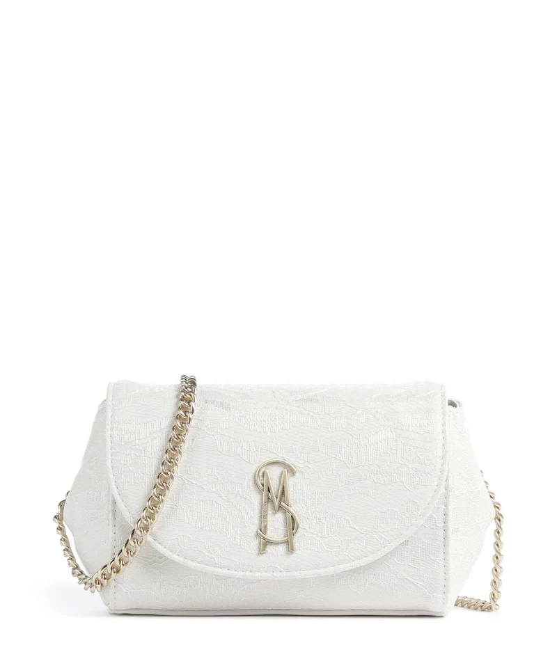 Steve Madden BNYLAH Crossover väska white/gold