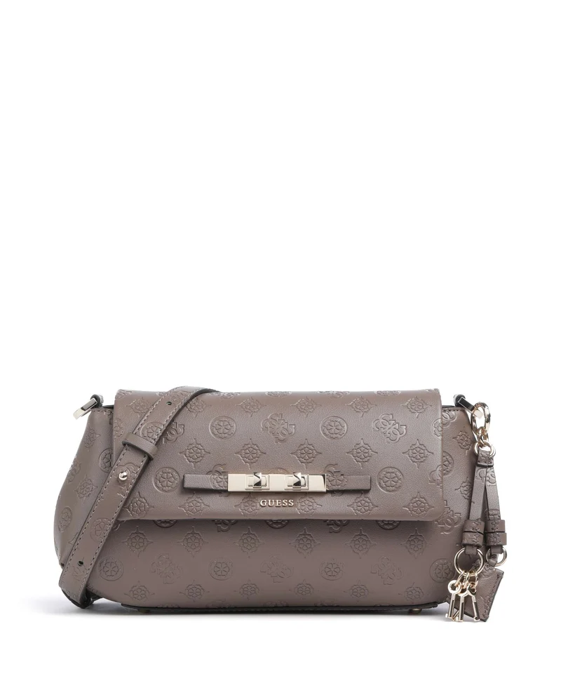 Guess Carmella Crossover väska taupe logo