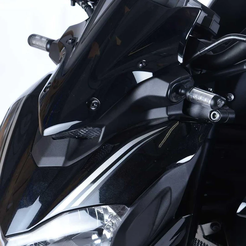 Front Indicator Adapters for Kawasaki Ninja 125 / Z125 19- / Z400 19- / Z250 19- / Versys X-250/300 : for use with with Micro Indicators