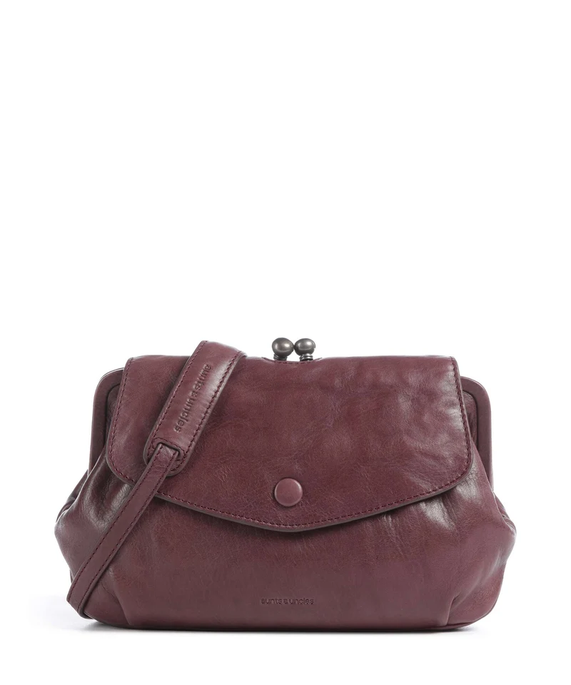 Aunts & Uncles Grandma's Luxury Club Mrs. Madeline Crossover väska dark cherry