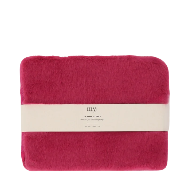 Laptop Sleeve Fur Pink - 800 Pink