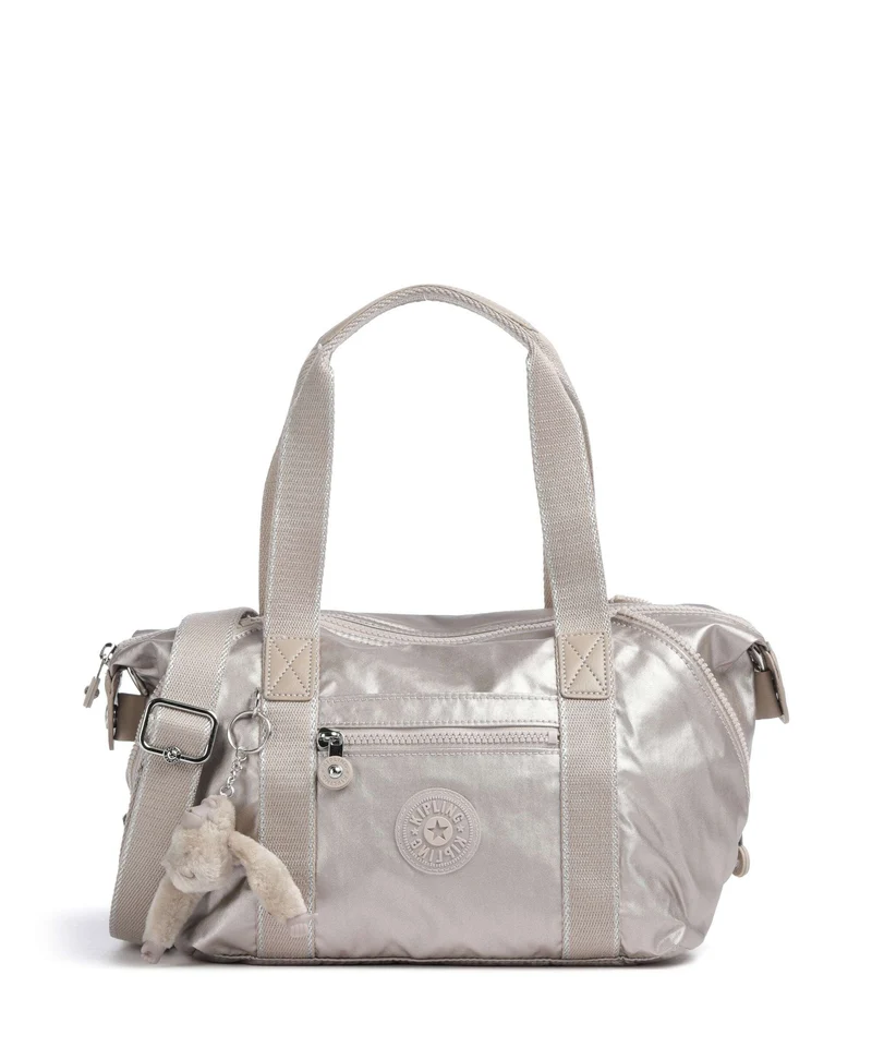 Kipling Basic Art Mini Axelremsväska metallic glow