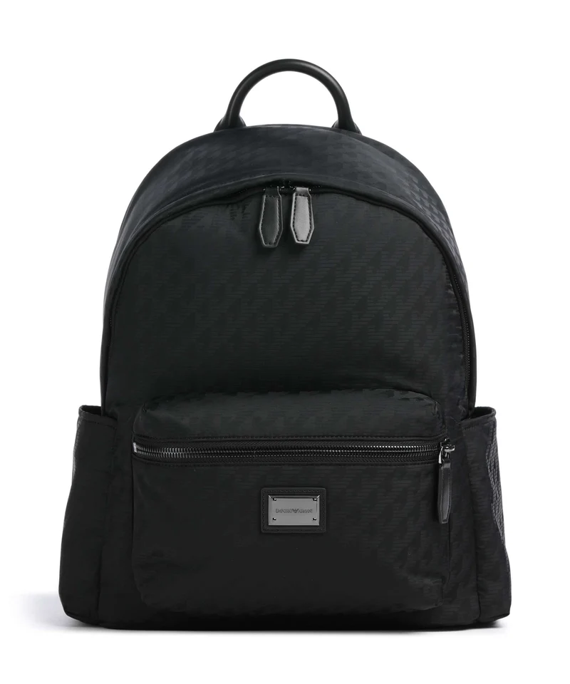 Emporio Armani Eagle All Over Ryggsäck black beauty