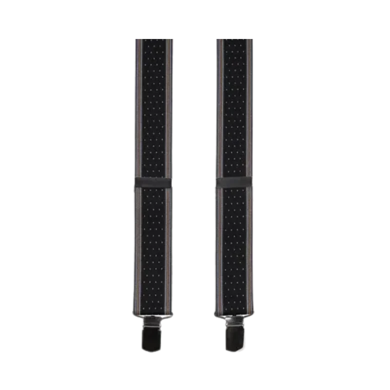 Braces Dot & Stripe - Black