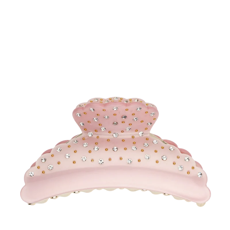 Crystal Hair Claw X Large - Cotton Candy