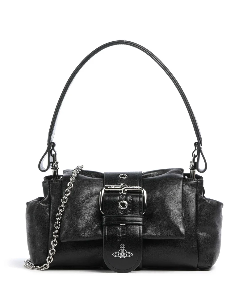 Vivienne Westwood Hazel Treasure Supple Axelremsväska black