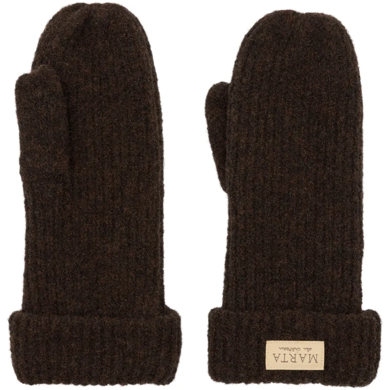 Marta du Chateau dam vantar Mitten 26208 - Brown