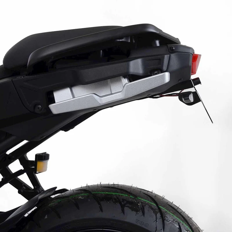 Licence Plate Holder, Yamaha Tracer 9 GT ONLY (or standard model with panniers added). Must use smaller indicators than originals.