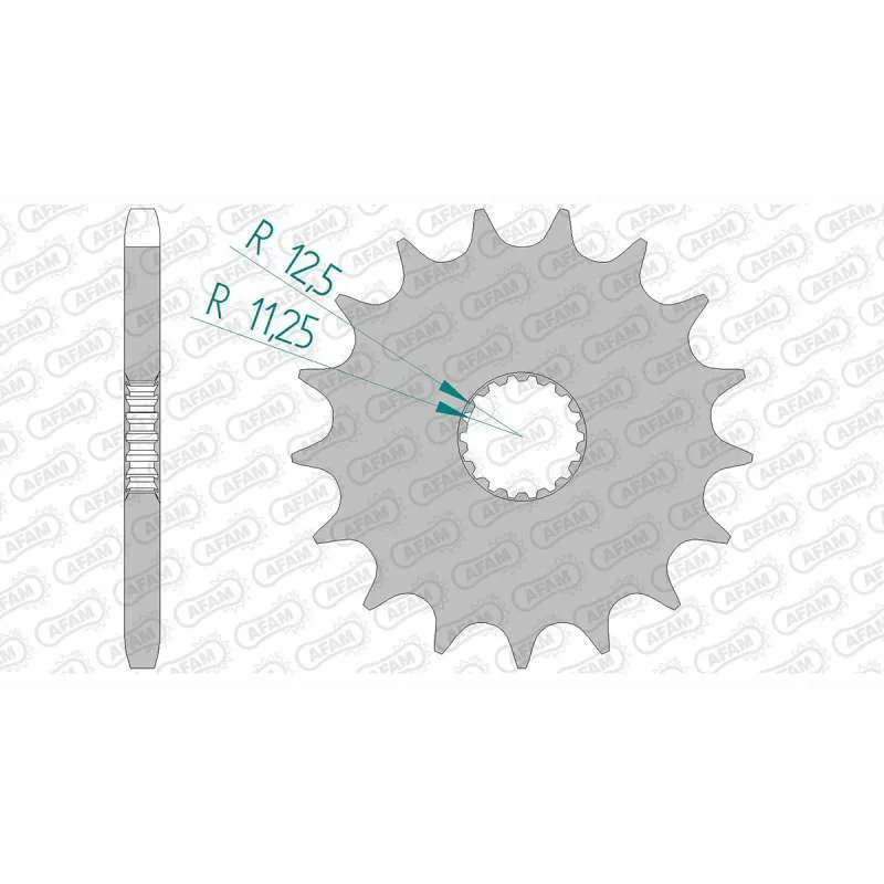 AFAM Steel Standard Front Sprocket 88900 - 525 88900-16