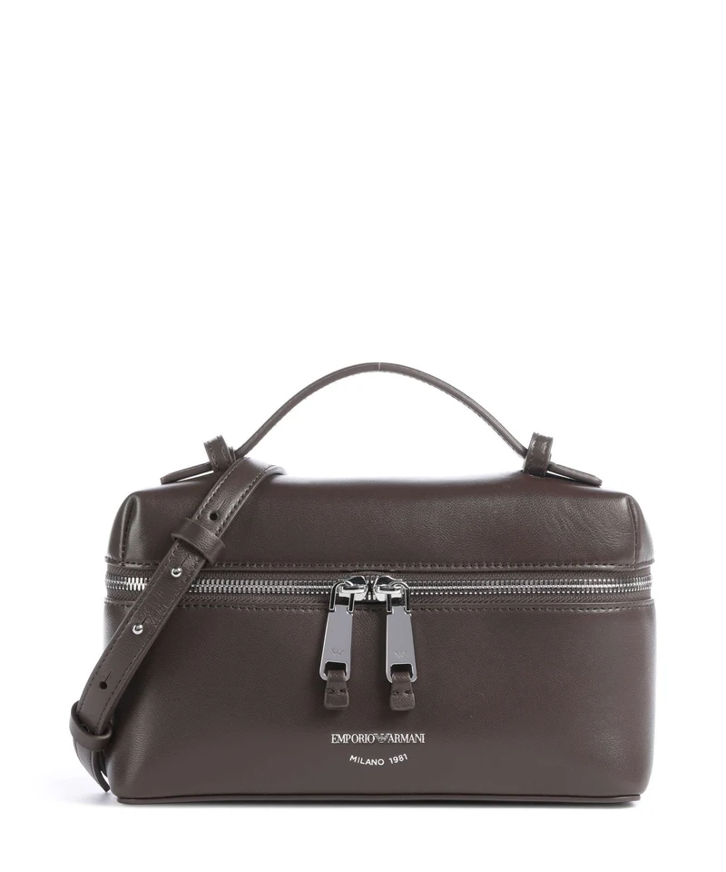 Emporio Armani Lilly Crossover väska dark smoke