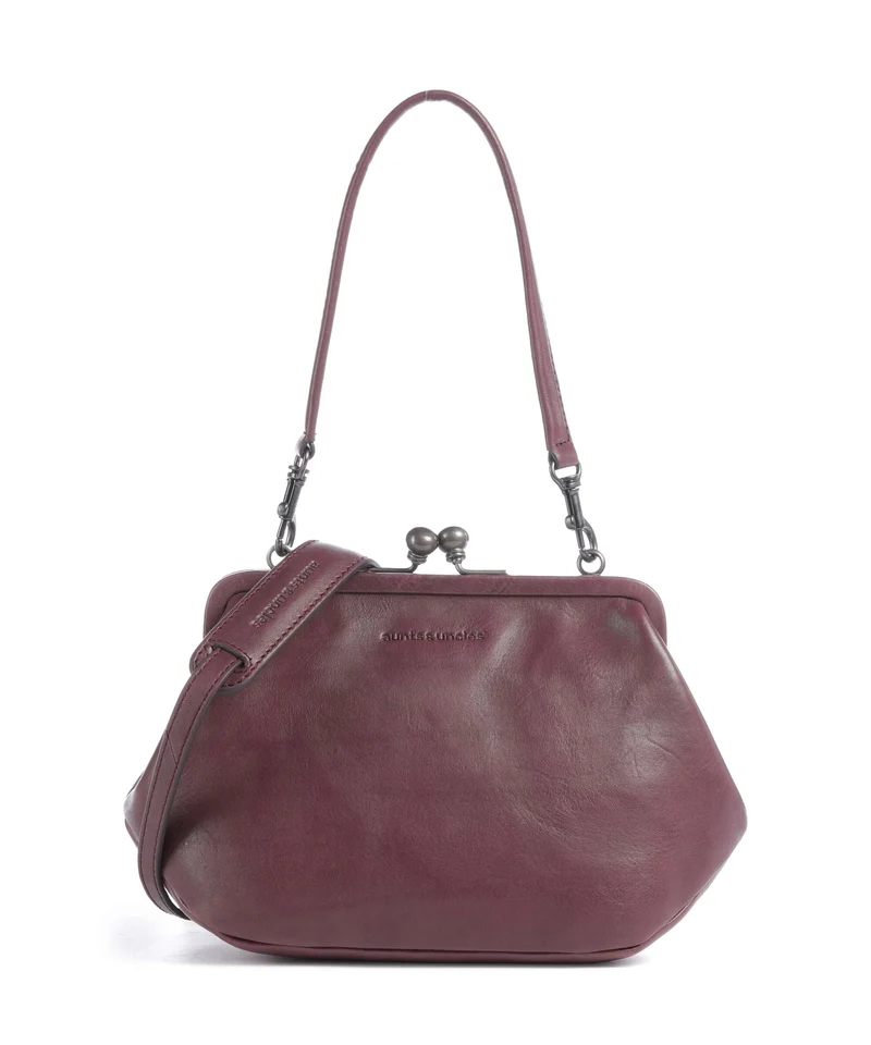 Aunts & Uncles Grandma's Luxury Club Mrs. Pizzelle Crossover väska dark cherry