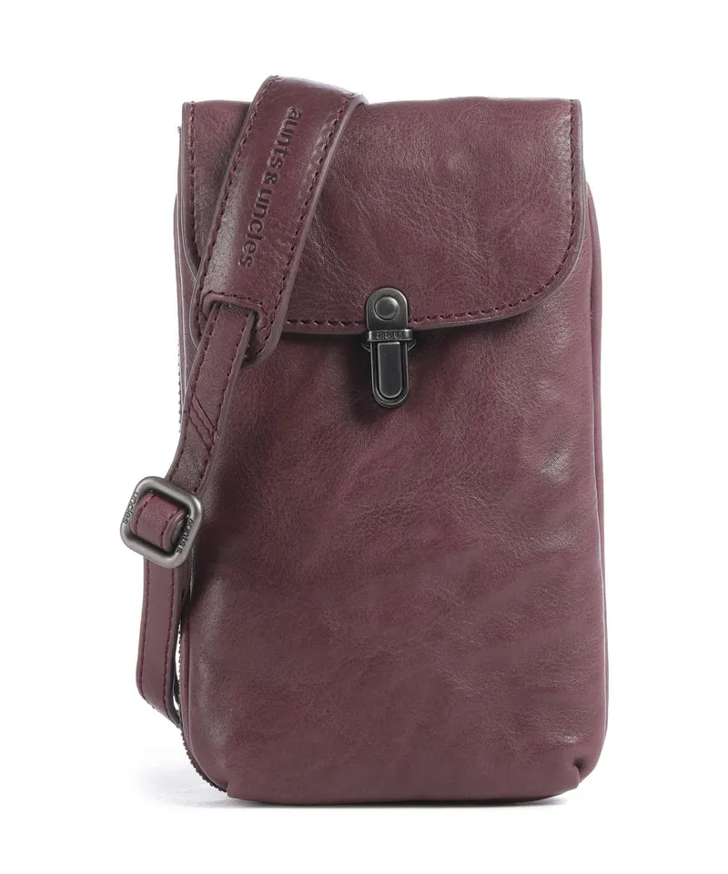 Aunts & Uncles Grandma's Luxury Club Mrs. Lemon Twist Telefonväska dark cherry