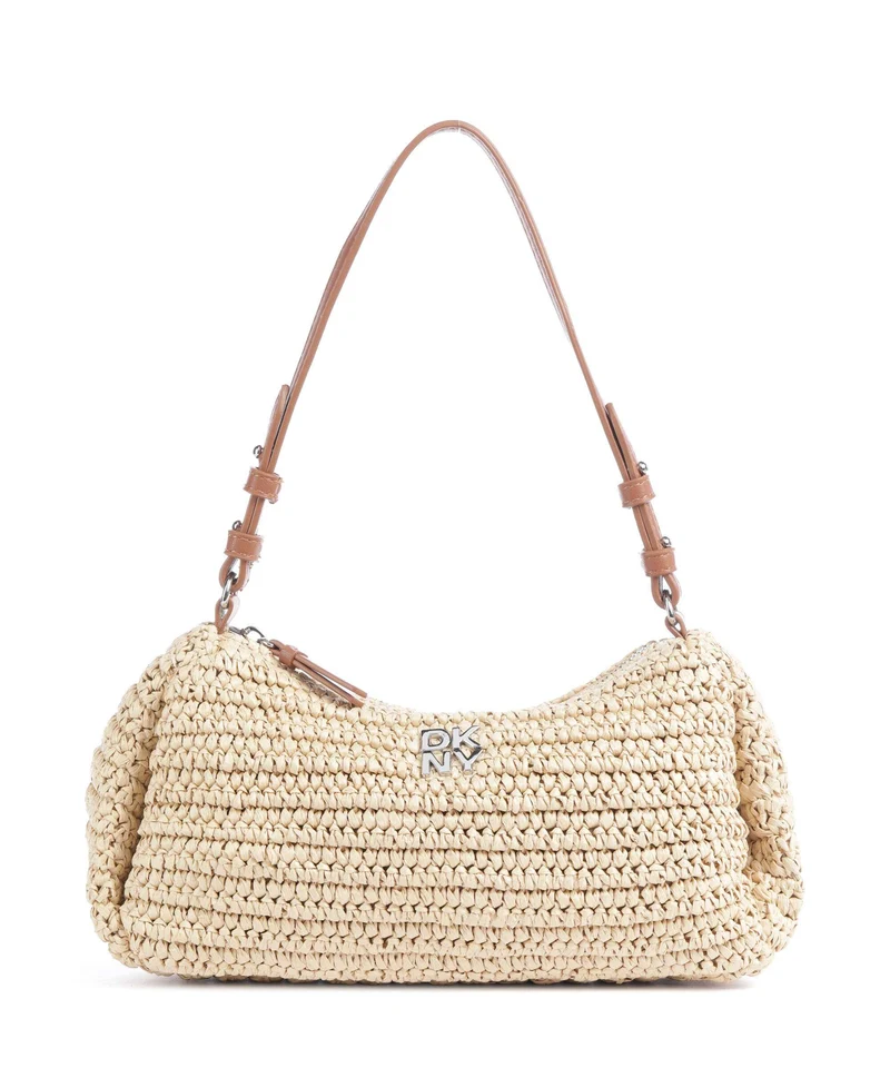 DKNY Remy Axelremsväska natural/saddle