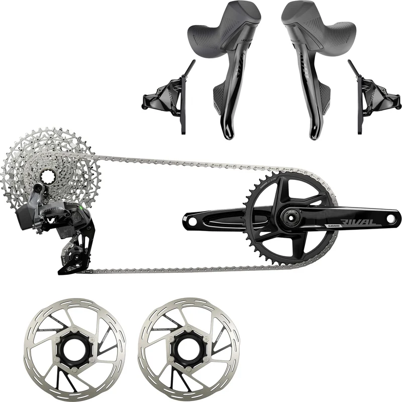 Rival XPLR eTap AXS 1x Flat Mount DUB Electronic Groupset
