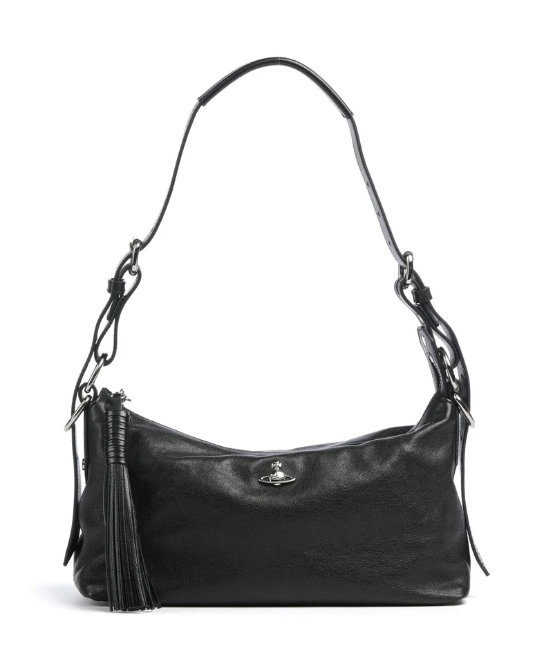 Vivienne Westwood Emma Supple Axelremsväska black