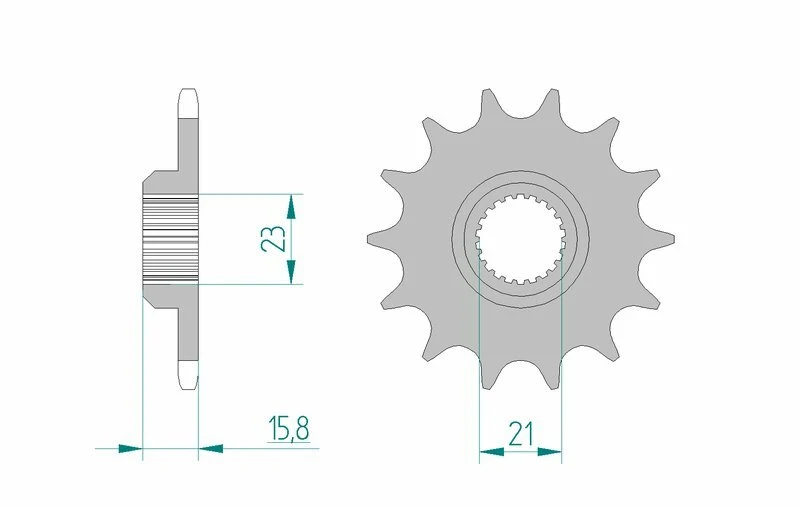 AFAM Steel Standard Front Sprocket 21504 - 520 21504-14