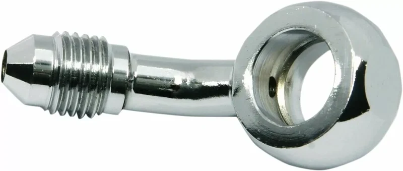 MAGNUM SHIELDING BANJO FITTING AN3 CHROME 1703-49