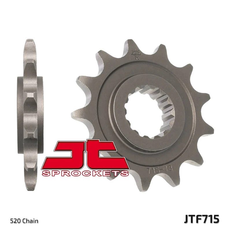 JT SPROCKETS Steel Standard Front Sprocket 715 - 520 JTF715.12