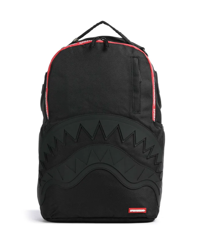 Sprayground Printed Zipper Shark Ryggsäck black