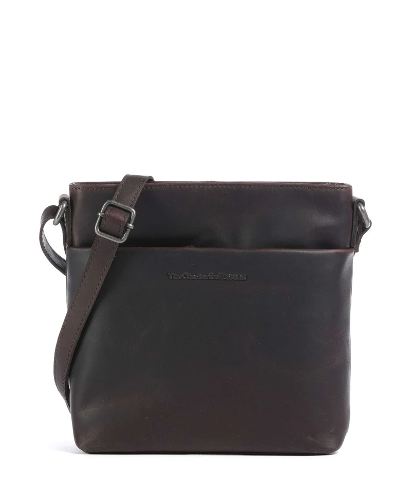The Chesterfield Brand Wax Pull Up Cow Navene Crossover väska brown