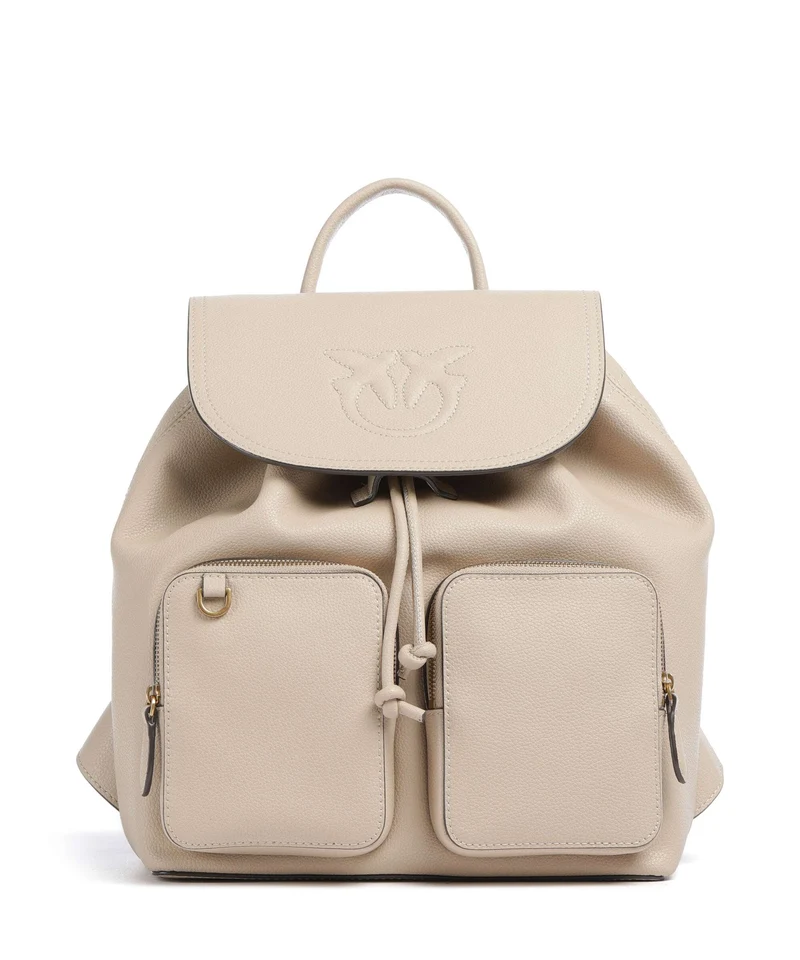 Pinko Carrie Ryggsäck beige/grigio fumo/antique gold
