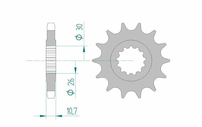 AFAM Steel Standard Front Sprocket 21801 - 530 21801-18