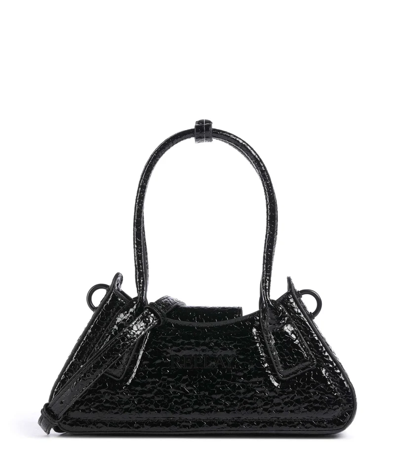 Replay Axelremsväska shiny black