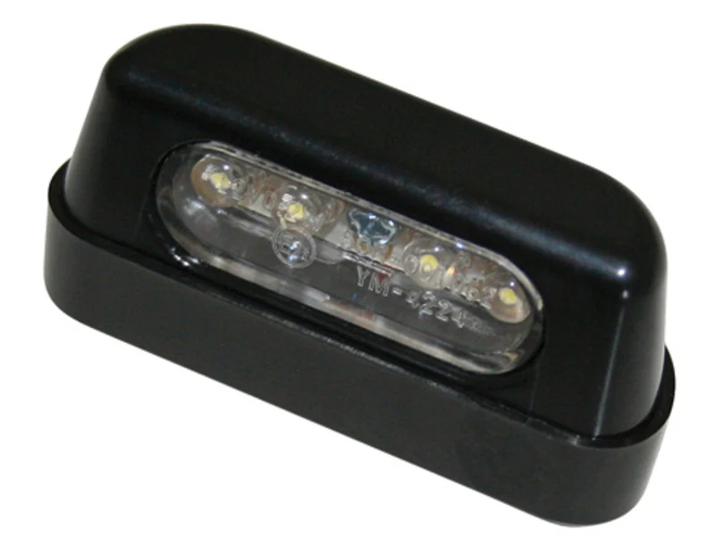 SHIN YO LED License Plate Light, ABS Black 256-005