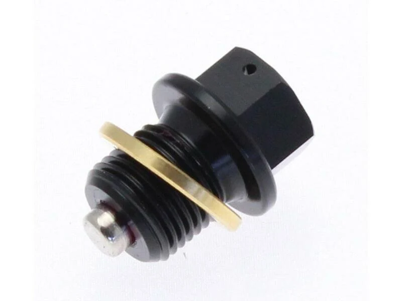 TECNIUM Magnetic Oil Drain Plug - Aluminium Black M19x1,5x14 1009726