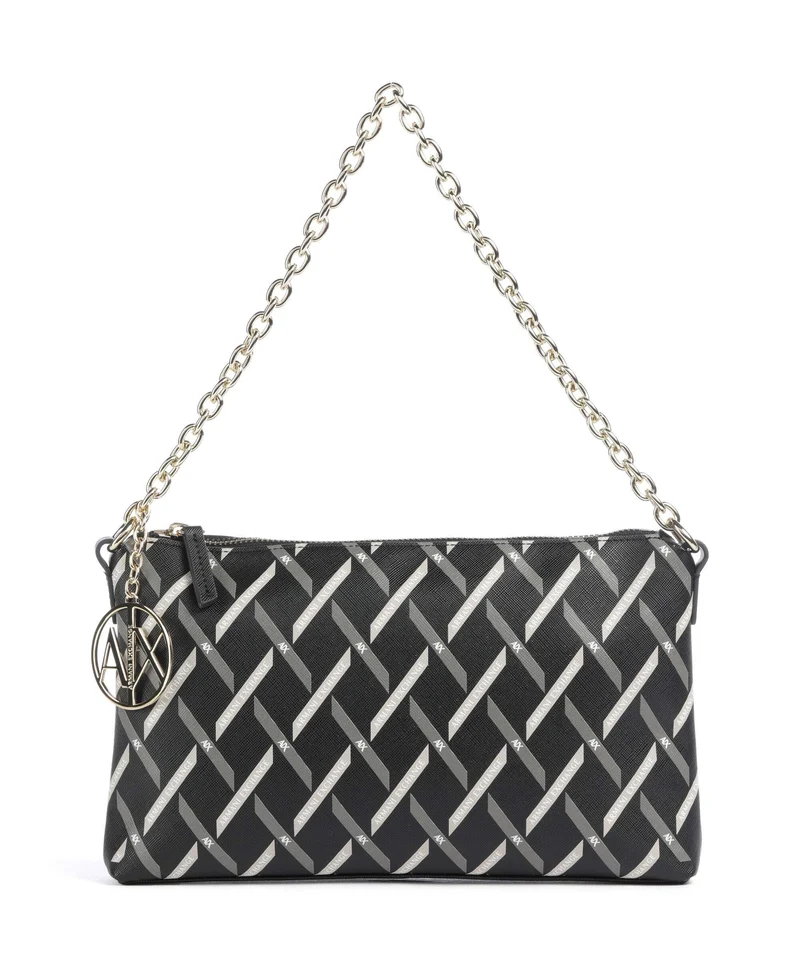 Armani Exchange Gynger Logo Axelremsväska black