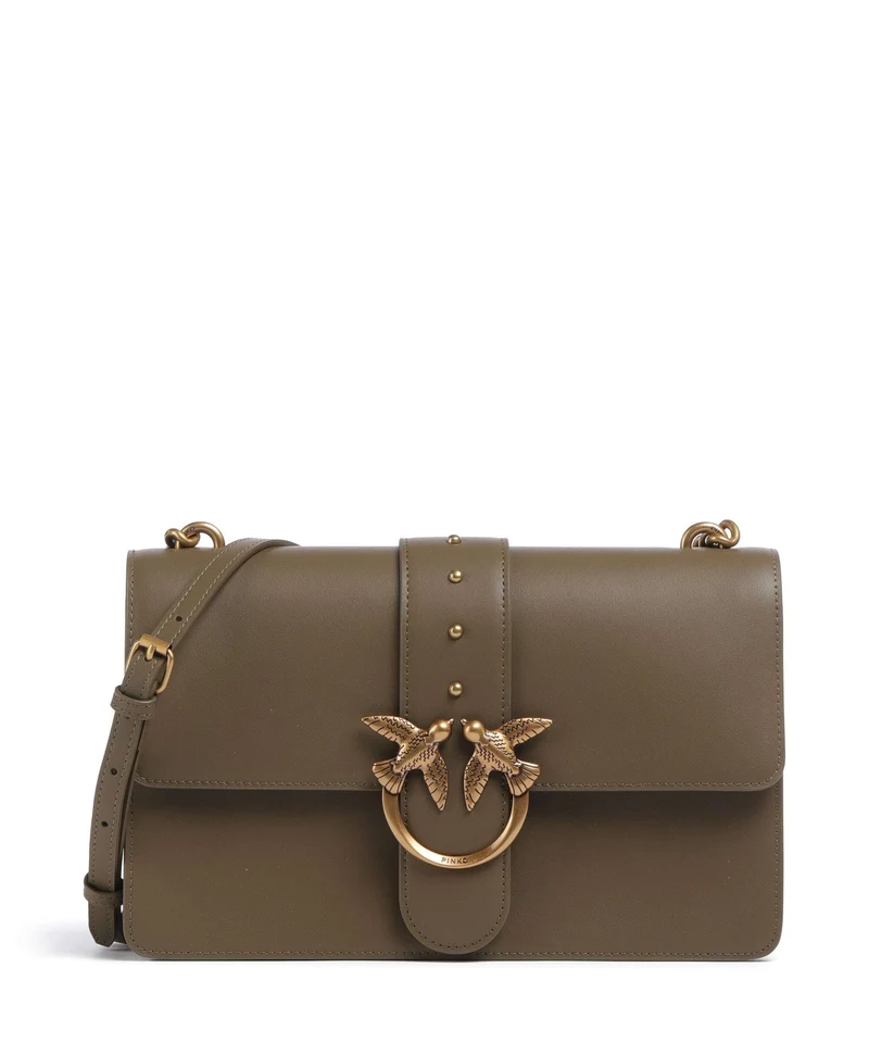 Pinko Love One Classic Crossover väska scricciolo/antique gold