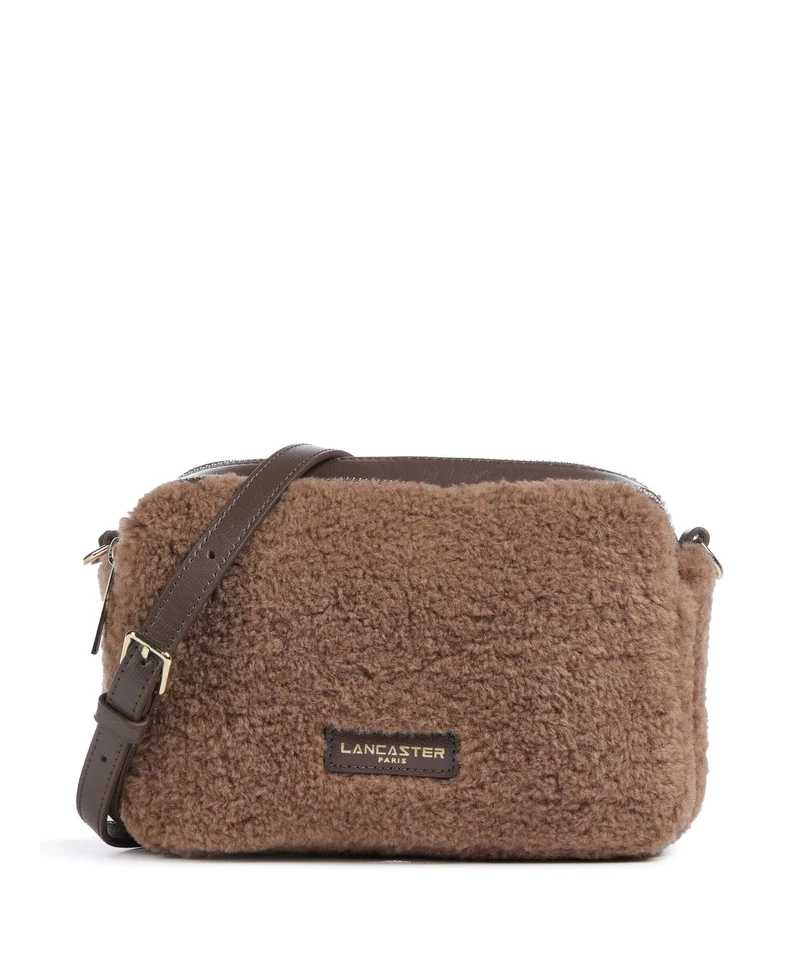 Lancaster Actual Moumoute Crossover väska taupe