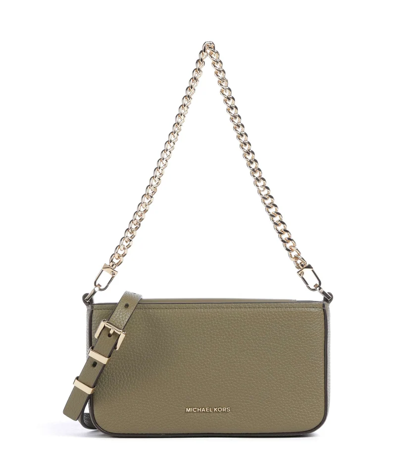 Michael Kors Bryant Small Crossover väska safari green